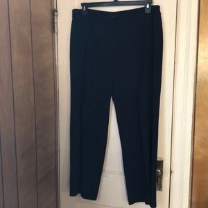 Anne Klein Navy blue wide leg dress pants
